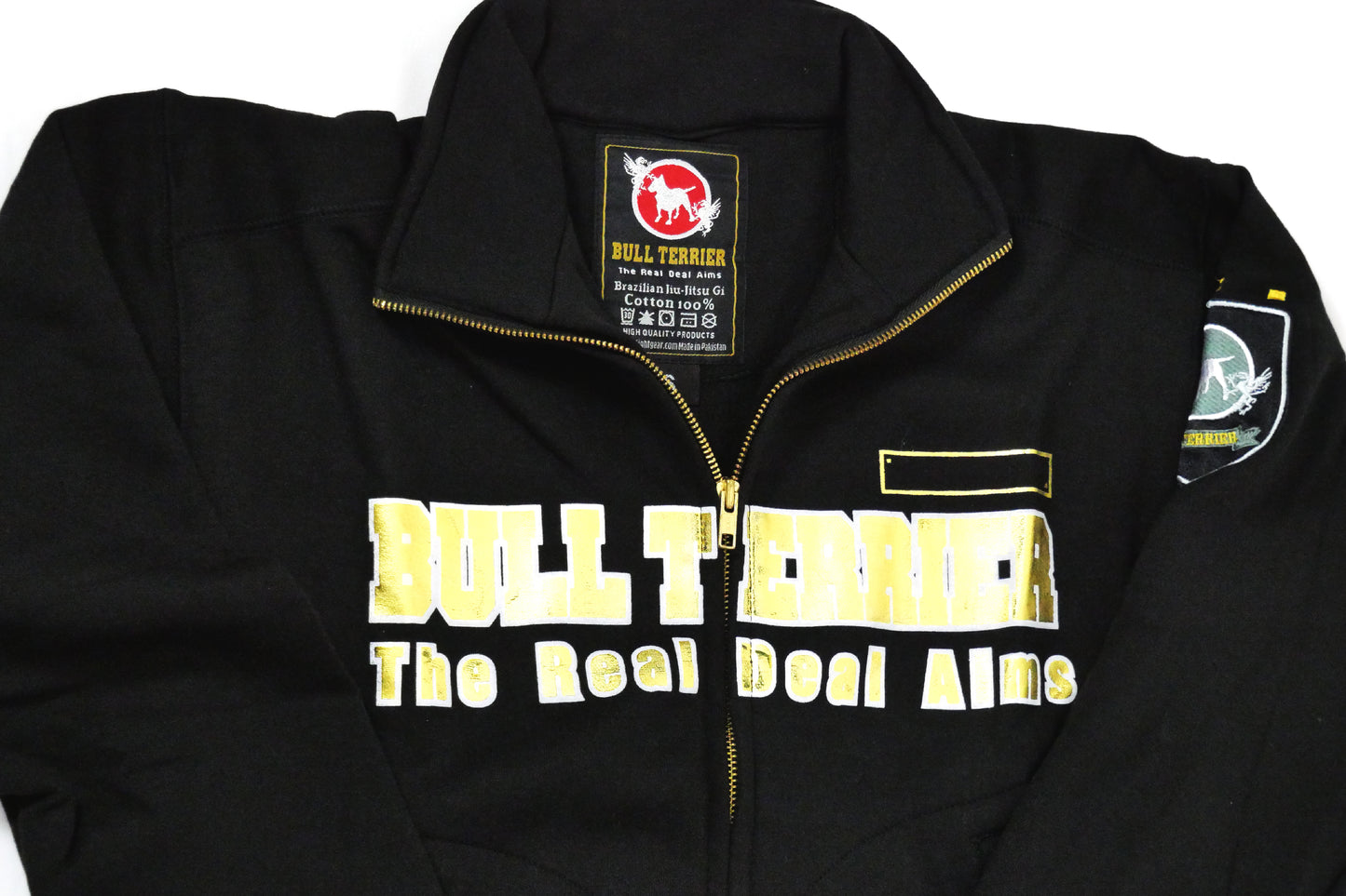 BULLTERRIER Hooded – ZIPPED JACKET PANEL GOLD