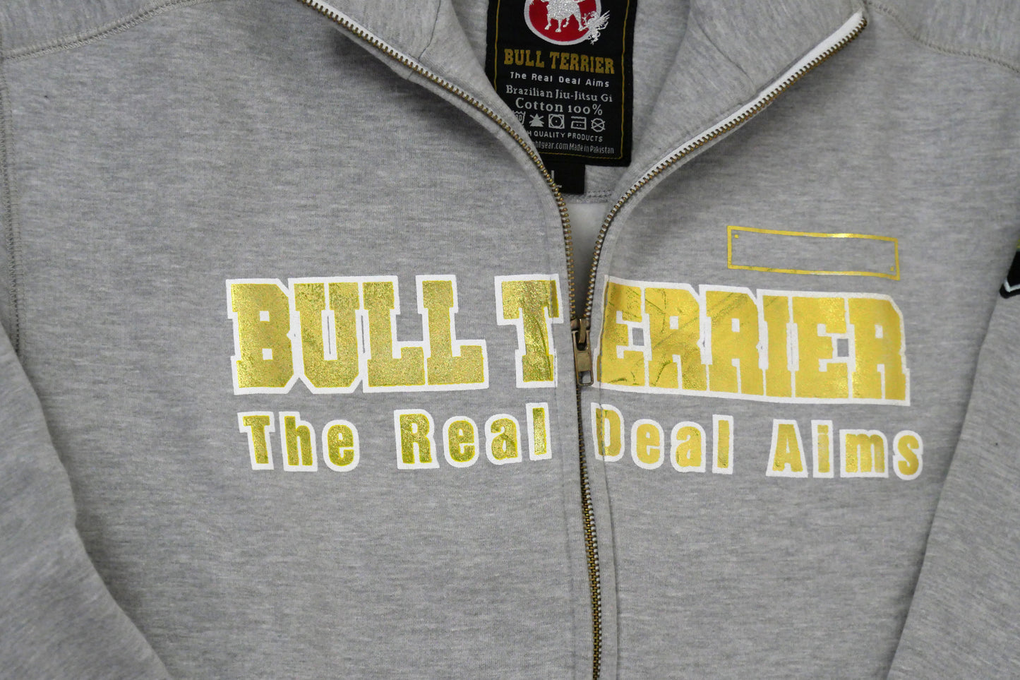 BULLTERRIER Hooded – ZIPPED JACKET PANEL GOLD