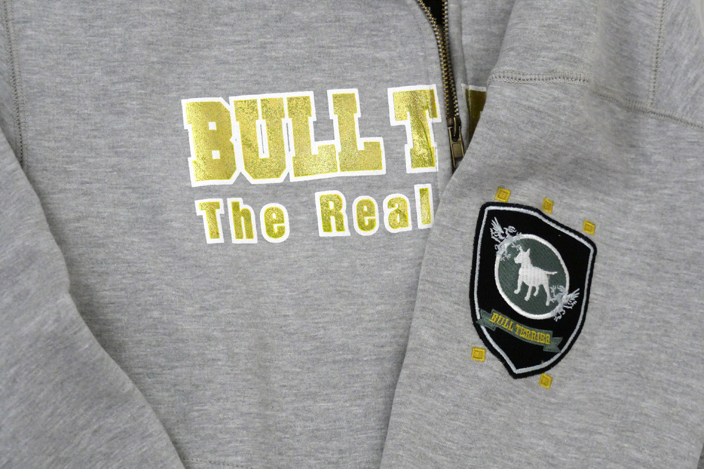 BULLTERRIER Hooded – ZIPPED JACKET PANEL GOLD