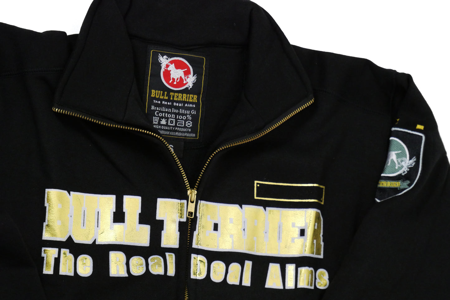 BULLTERRIER Hooded – ZIPPED JACKET PANEL GOLD