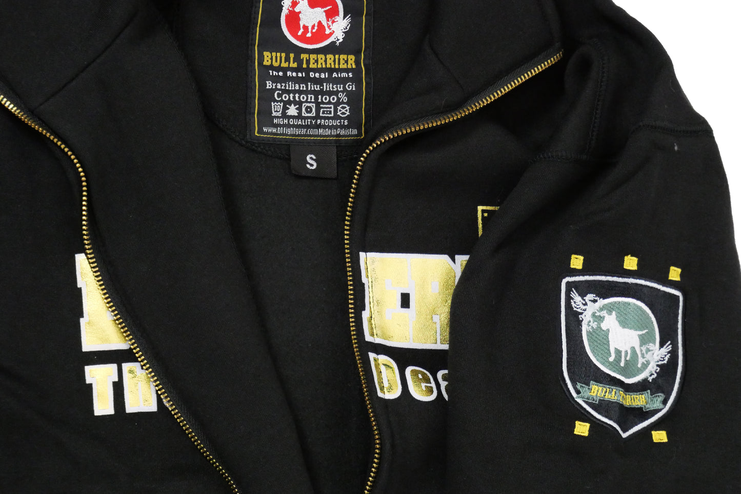 BULLTERRIER Hooded – ZIPPED JACKET PANEL GOLD