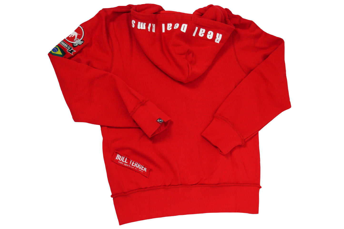 HOODED ZIP TRADITIONAL RED BULLTERRIER