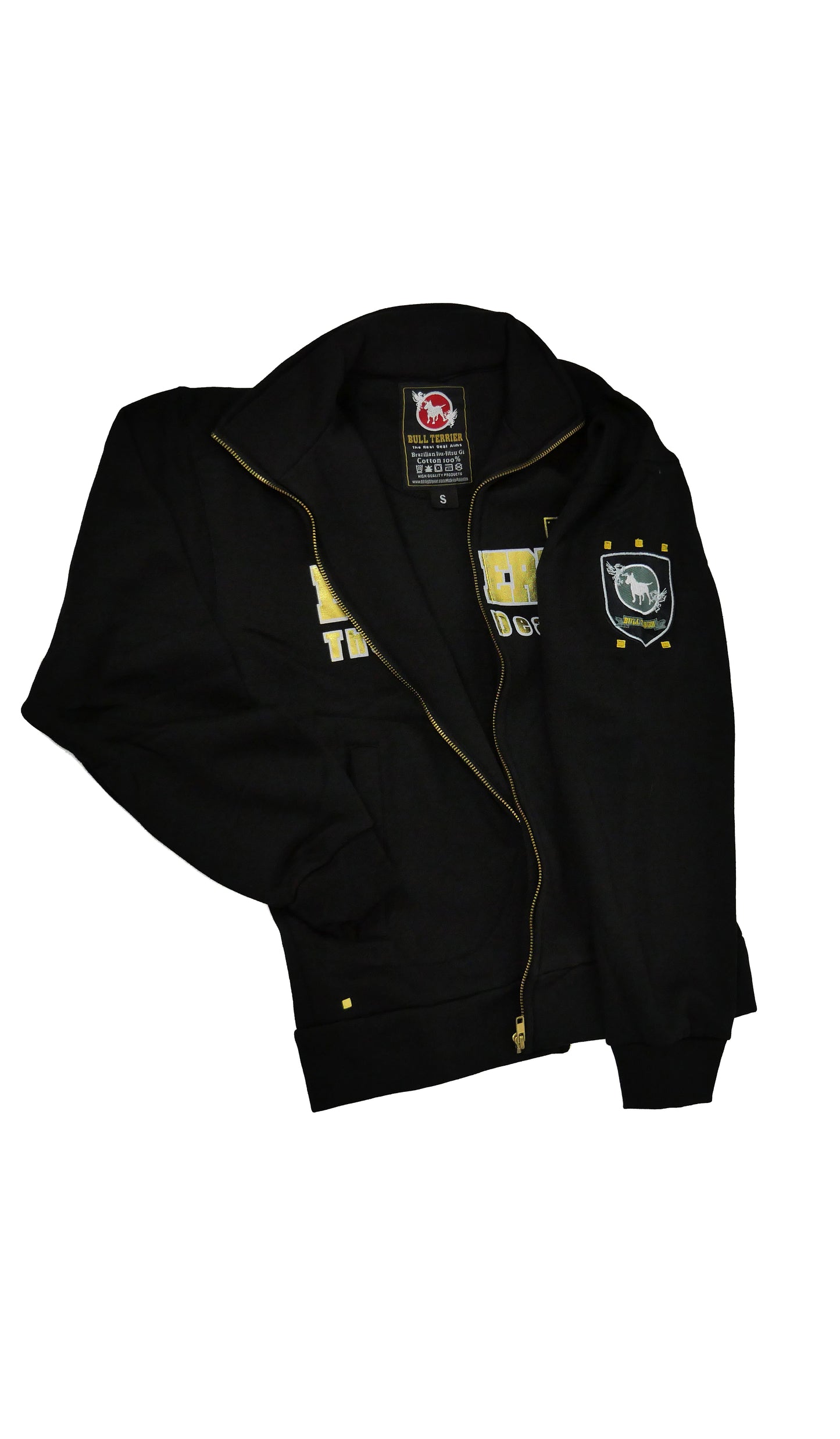 BULLTERRIER Hooded – ZIPPED JACKET PANEL GOLD