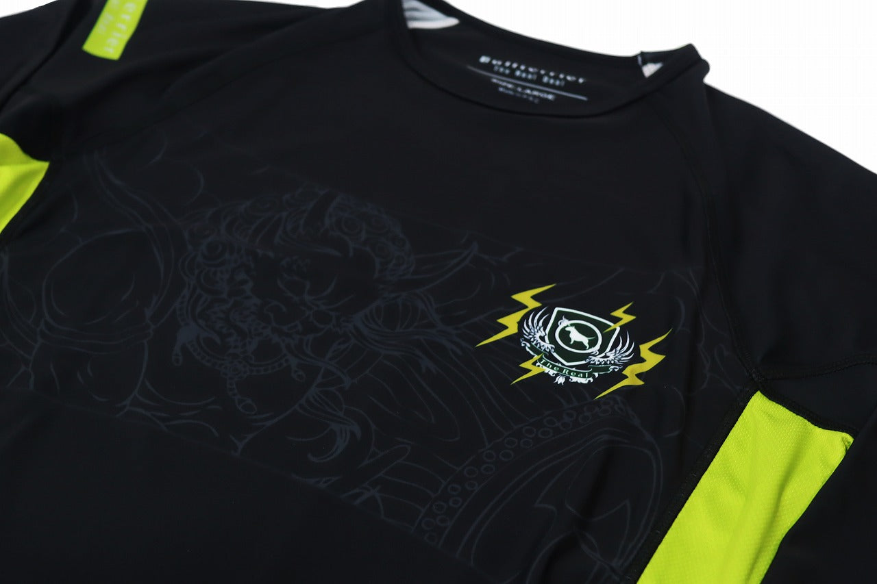 Dettaglio Rashguard Bullterrier RAIJIN Long Sleeve NERA
