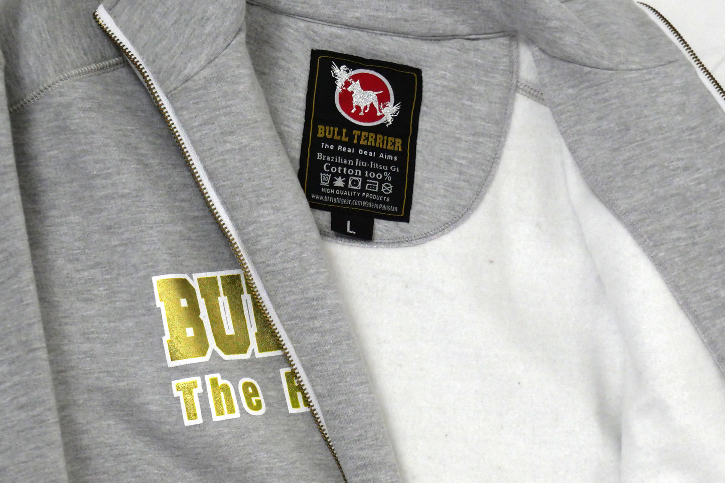 BULLTERRIER Hooded – ZIPPED JACKET PANEL GOLD