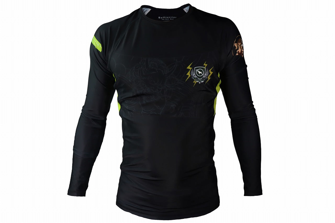 Rashguard BullTerrier RAIJIN Long Sleeve NERA 01
