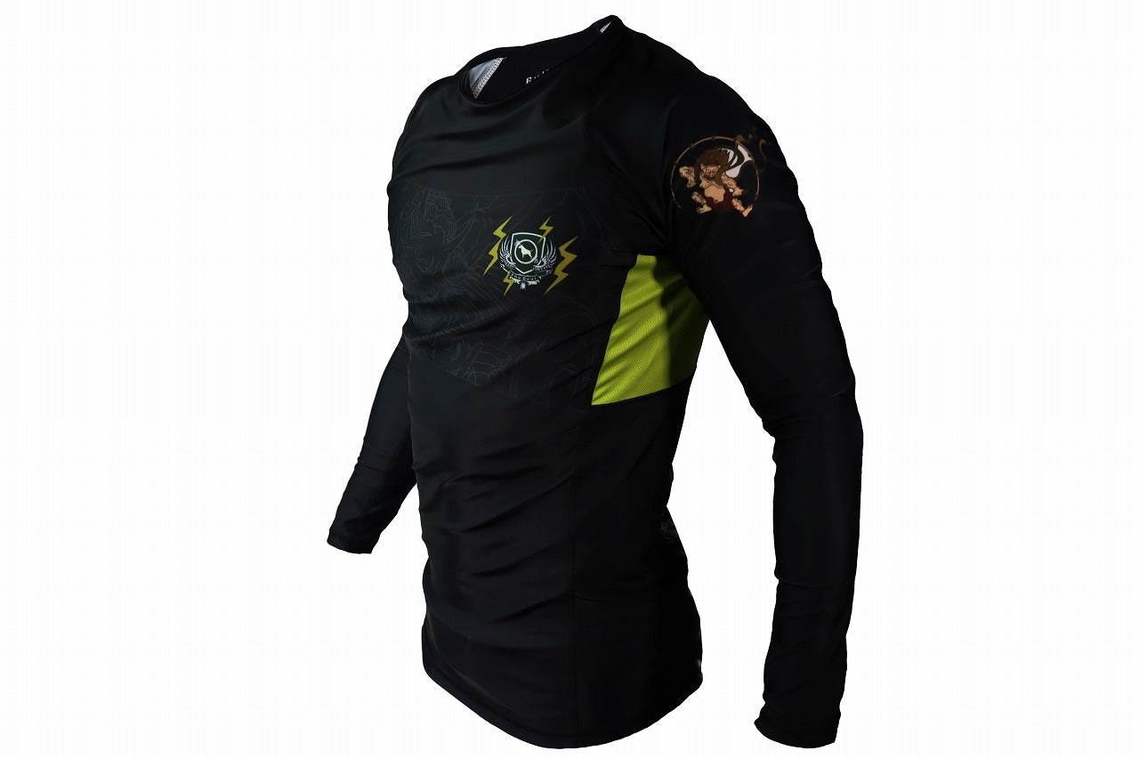 Rashguard BullTerrier RAIJIN Long Sleeve NERA 