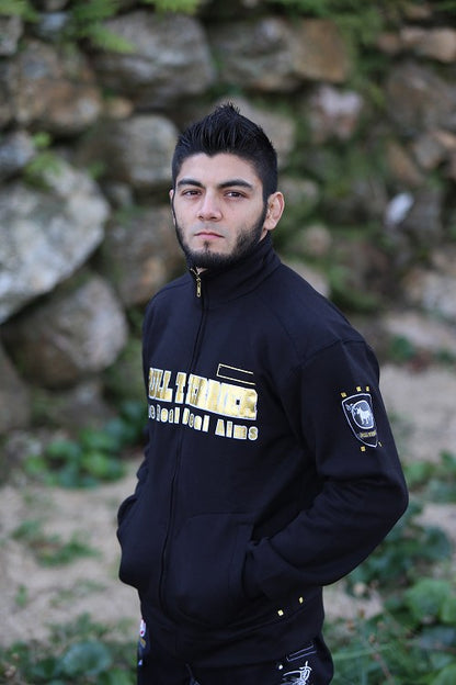 BULLTERRIER Hooded – ZIPPED JACKET PANEL GOLD